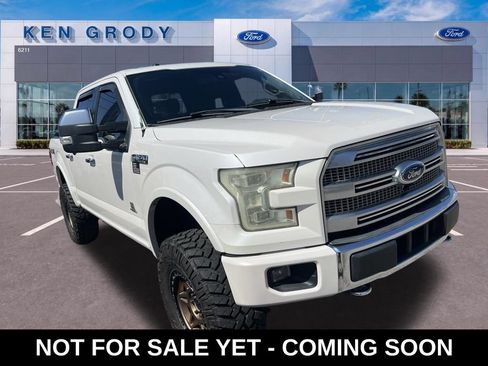 Used 2015 Ford F150 Platinum w/ Equipment Group 701A Luxury AWD/4WD image 1