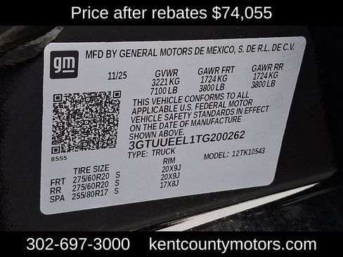 New 2026 GMC Sierra 1500 AT4 w/ Technology Package image 22