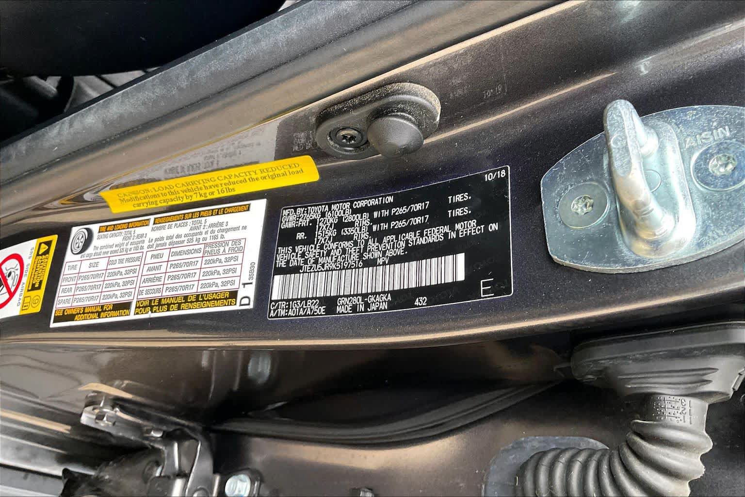 Used 2019 Toyota 4Runner SR5 Premium RWD image 31