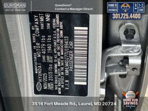 New 2026 Hyundai Elantra Blue FWD image 28