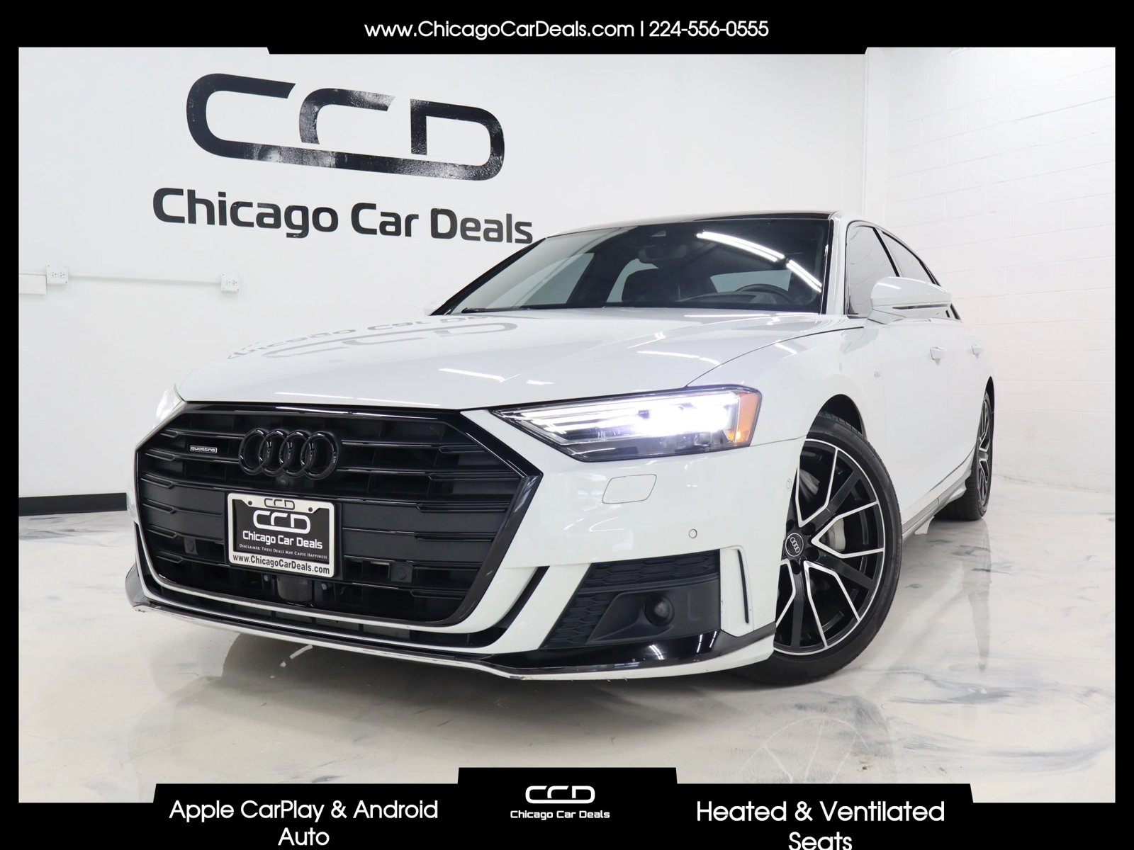 Used 2021 Audi A8 L 3.0T w/ Executive Plus Package AWD/4WD image 1