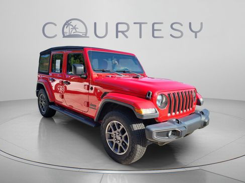 Certified 2021 Jeep Wrangler Unlimited Sport AWD/4WD image 4