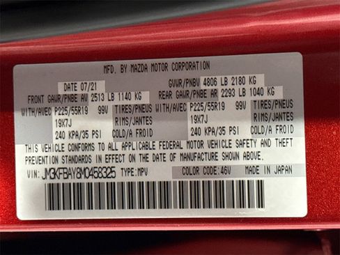 Certified 2021 MAZDA CX-5 Grand Touring Reserve image 27