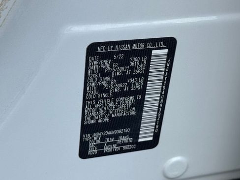 Used 2022 Nissan Armada Platinum w/ Captain's Chairs Package RWD image 23