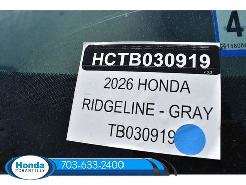 New 2026 Honda Ridgeline RTL image 35