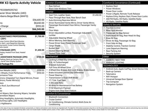 Used 2021 BMW X3 M40i image 35