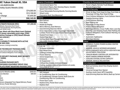 Used 2021 GMC Yukon XL Denali w/ Denali Ultimate Package AWD/4WD image 6