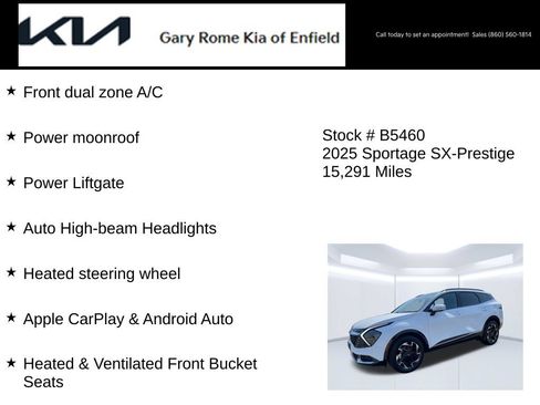 Certified 2025 Kia Sportage SX AWD/4WD image 14