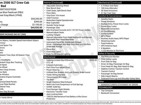 Used 2016 RAM 2500 SLT image 9