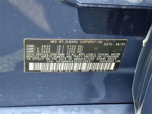 New 2025 Subaru Legacy Premium image 10