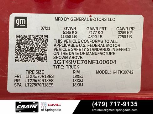 Used 2022 GMC Sierra 3500 AT4 AWD/4WD image 30