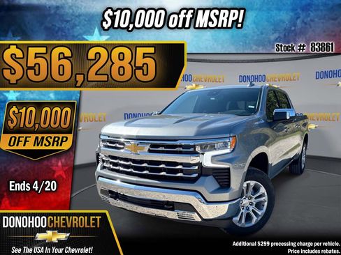 New 2026 Chevrolet Silverado 1500 LTZ w/ LTZ Premium Package image 1