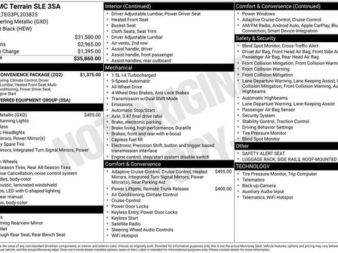 Used 2023 GMC Terrain SLE w/ Driver Convenience Package image 19