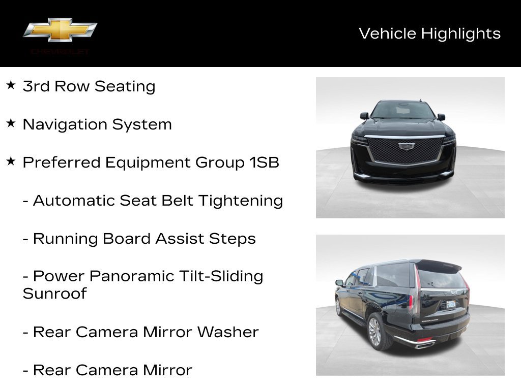 Used 2023 Cadillac Escalade ESV Premium Luxury w/ LPO, Radiant Package AWD/4WD image 21