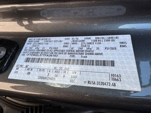 New 2026 Ford F150 STX w/ F-150 LOBO Package image 7