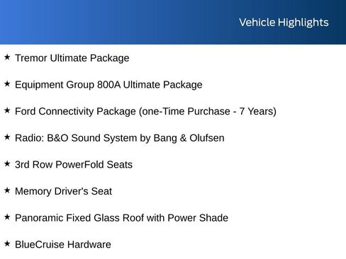 New 2026 Ford Explorer Tremor w/ Tremor Ultimate Package AWD/4WD image 3