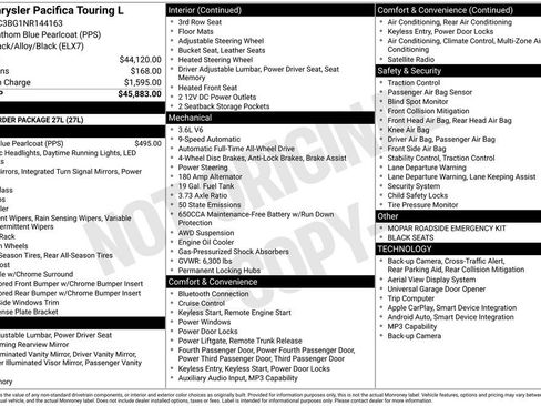 Used 2022 Chrysler Pacifica Touring-L image 35