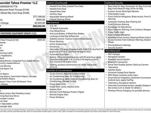 Used 2025 Chevrolet Tahoe Premier AWD/4WD image 7