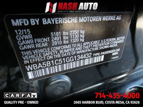 Used 2016 BMW 535i Sedan image 74