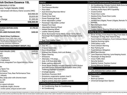 Used 2024 Buick Enclave Essence w/ Sport Touring Edition FWD image 41