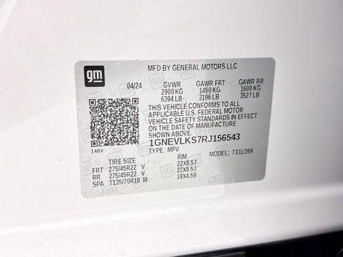 Used 2024 Chevrolet Traverse RS w/ LPO, Floor Liner Package image 42