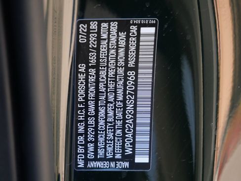 Used 2022 Porsche 911 GT3 RWD image 27