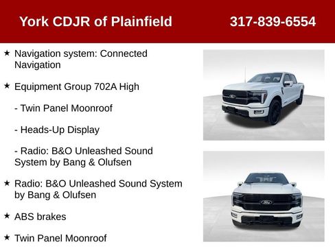 Used 2025 Ford F150 Platinum w/ Equipment Group 702A High image 6
