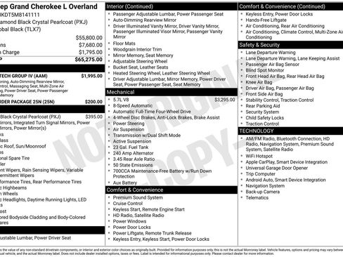 Used 2021 Jeep Grand Cherokee L Overland w/ Luxury Tech Group IV image 12