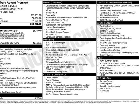 Used 2023 Subaru Ascent Premium w/ Convenience Package image 29