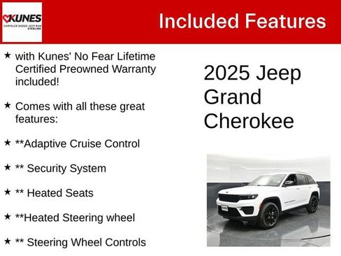 Used 2025 Jeep Grand Cherokee Altitude AWD/4WD image 4