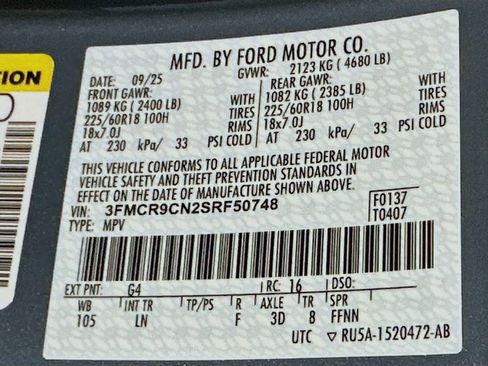 New 2025 Ford Bronco Sport Outer Banks w/ Outer Banks Tech Package+ AWD/4WD image 20