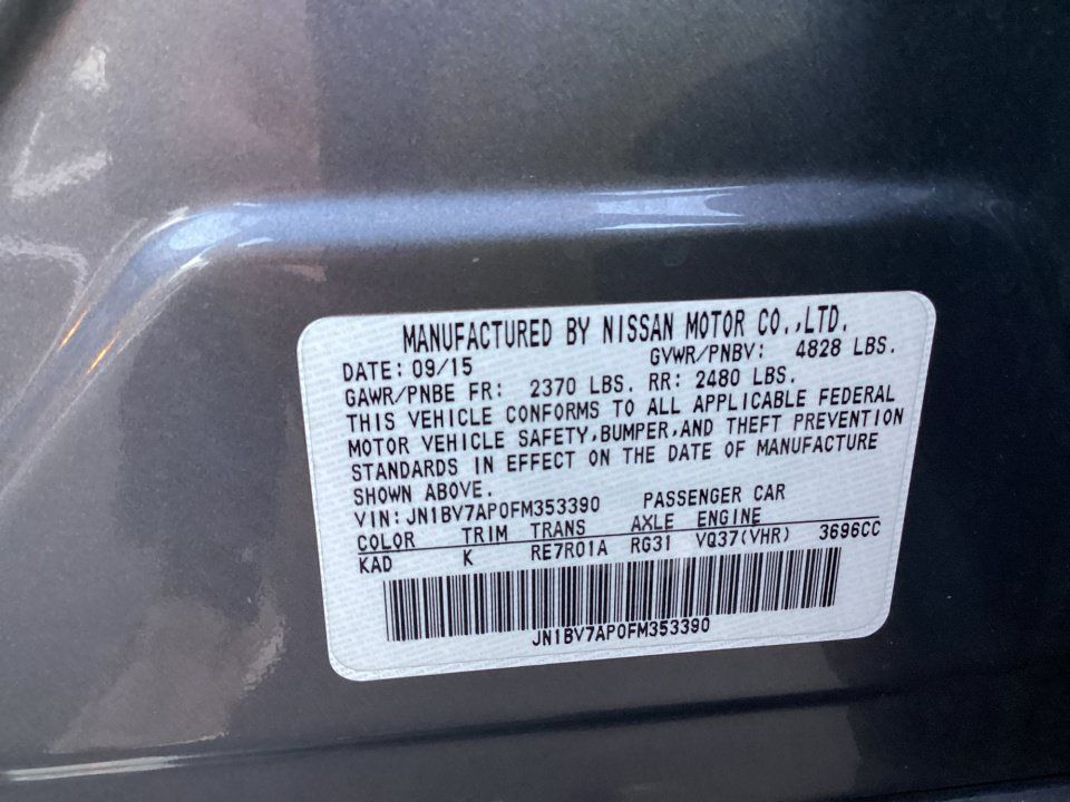 Used 2015 INFINITI Q50 Premium w/ Navigation Package RWD image 39