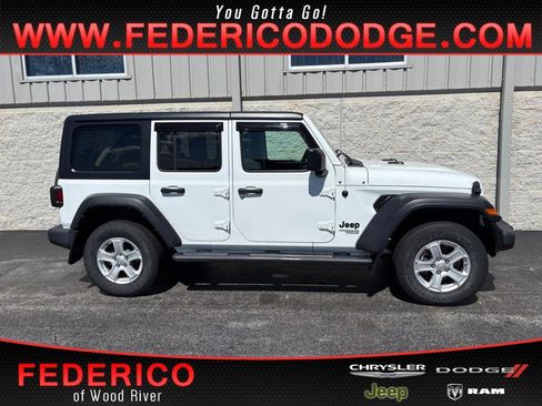 Used 2021 Jeep Wrangler Unlimited Sport w/ Cold Weather Group AWD/4WD image 1