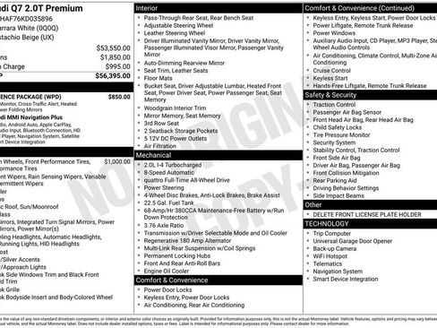 Used 2019 Audi Q7 2.0T Premium w/ Convenience Package image 2