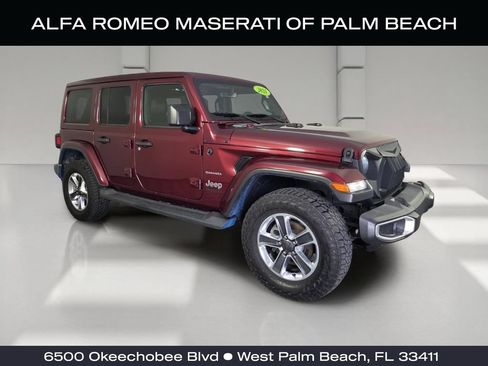 Used 2021 Jeep Wrangler Unlimited Sahara AWD/4WD image 1