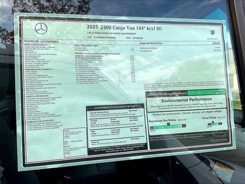 New 2025 Mercedes-Benz Sprinter 2500 image 9