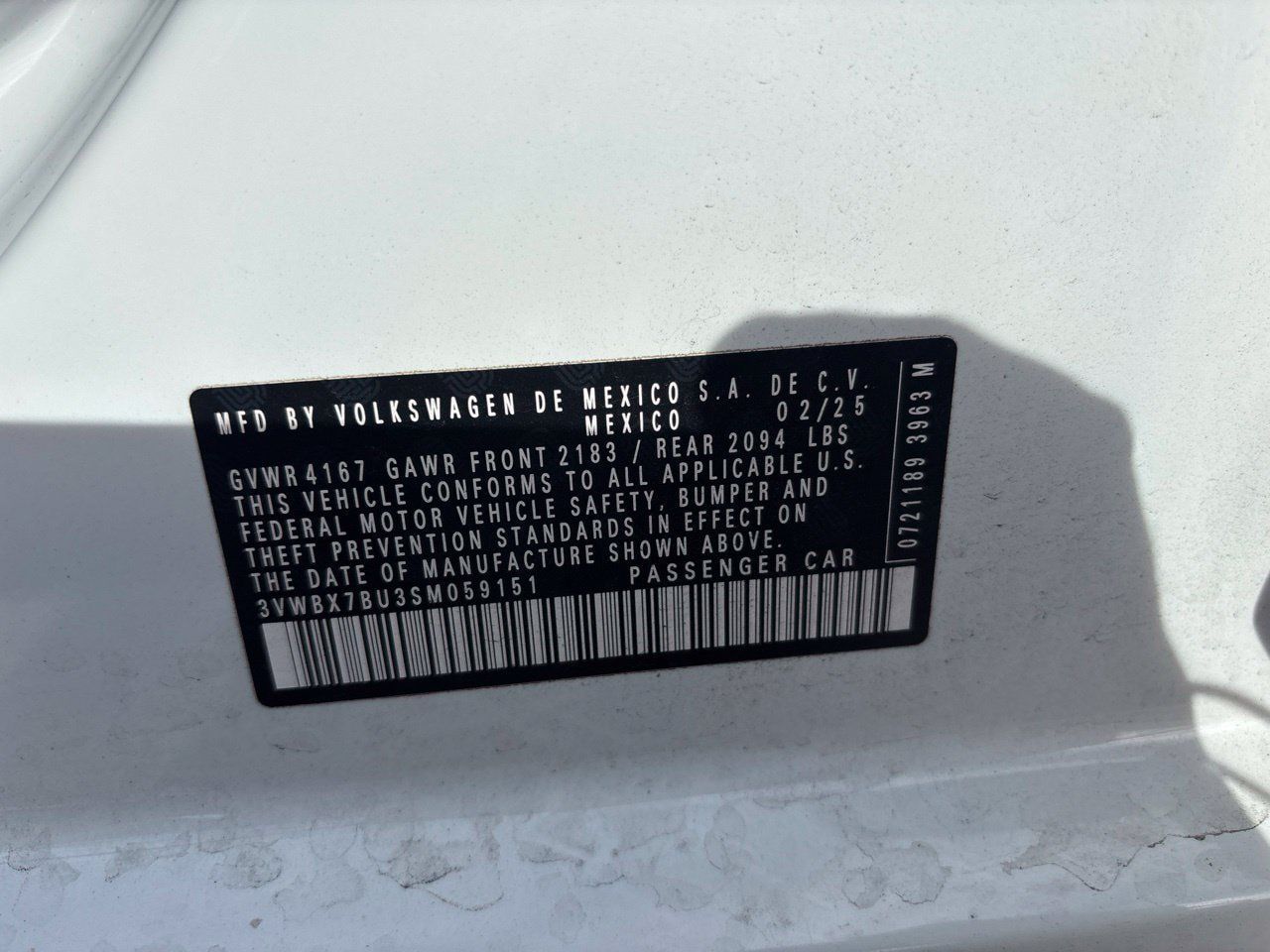 Used 2025 Volkswagen Jetta Sport FWD image 7