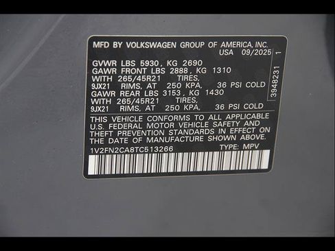 Used 2026 Volkswagen Atlas SEL Premium R-Line AWD/4WD image 25