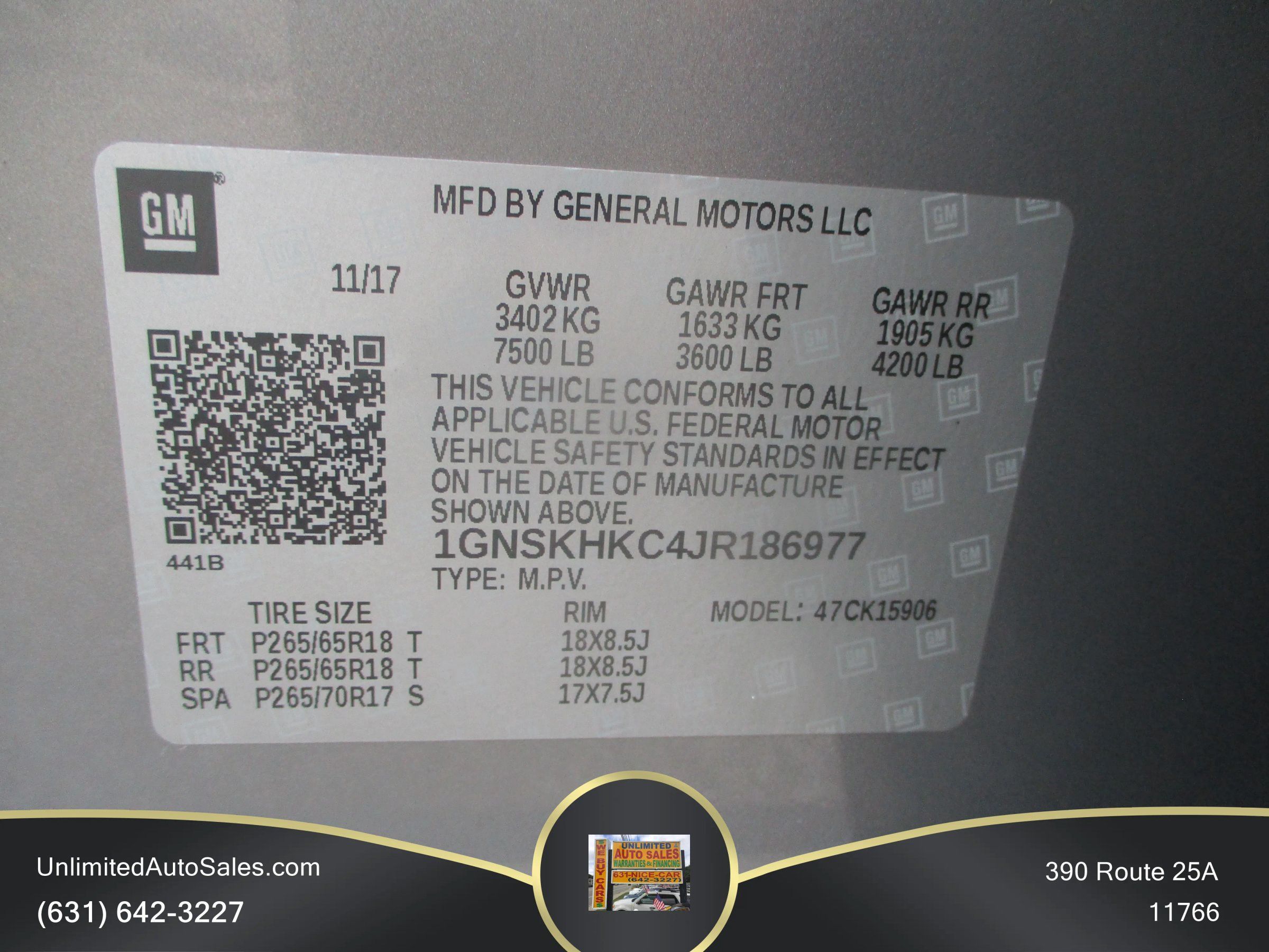 Used 2018 Chevrolet Suburban LT AWD/4WD image 20