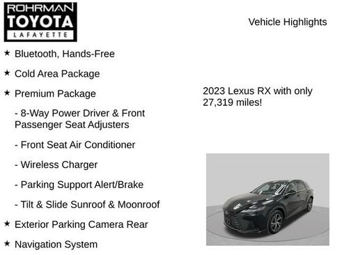 Used 2023 Lexus RX 350 Premium w/ Accessory Package AWD/4WD image 8