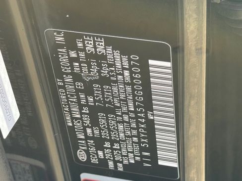 Used 2016 Kia Sorento SX w/ SXL Technology Package image 33