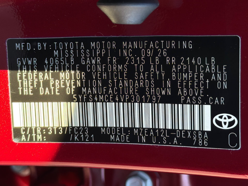 New 2027 Toyota Corolla SE FWD image 37
