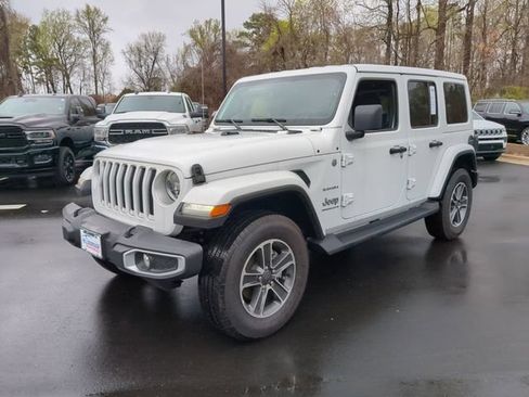 Used 2023 Jeep Wrangler Unlimited Sahara w/ LED Lighting Group AWD/4WD image 1