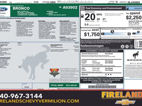 Used 2022 Ford Bronco Big Bend image 2