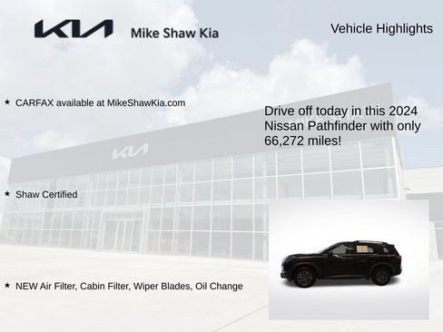 Used 2024 Nissan Pathfinder SV FWD image 8