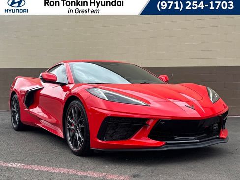 Used 2024 Chevrolet Corvette Stingray Preferred Cpe w/ Z51 Performance Package RWD image 1