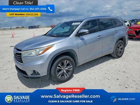 Used 2016 Toyota Highlander XLE image 1