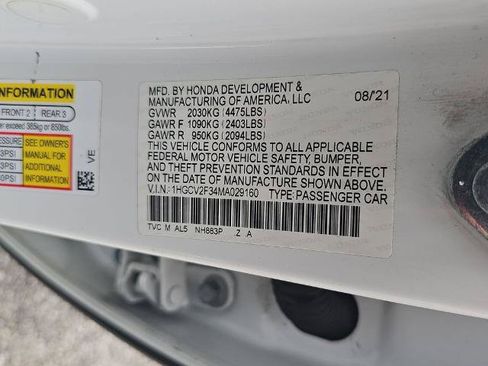 Used 2021 Honda Accord Sport image 32