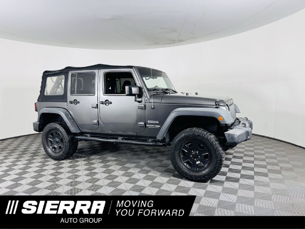Used 2018 Jeep Wrangler Unlimited Sport w/ Connectivity Group AWD/4WD image 1