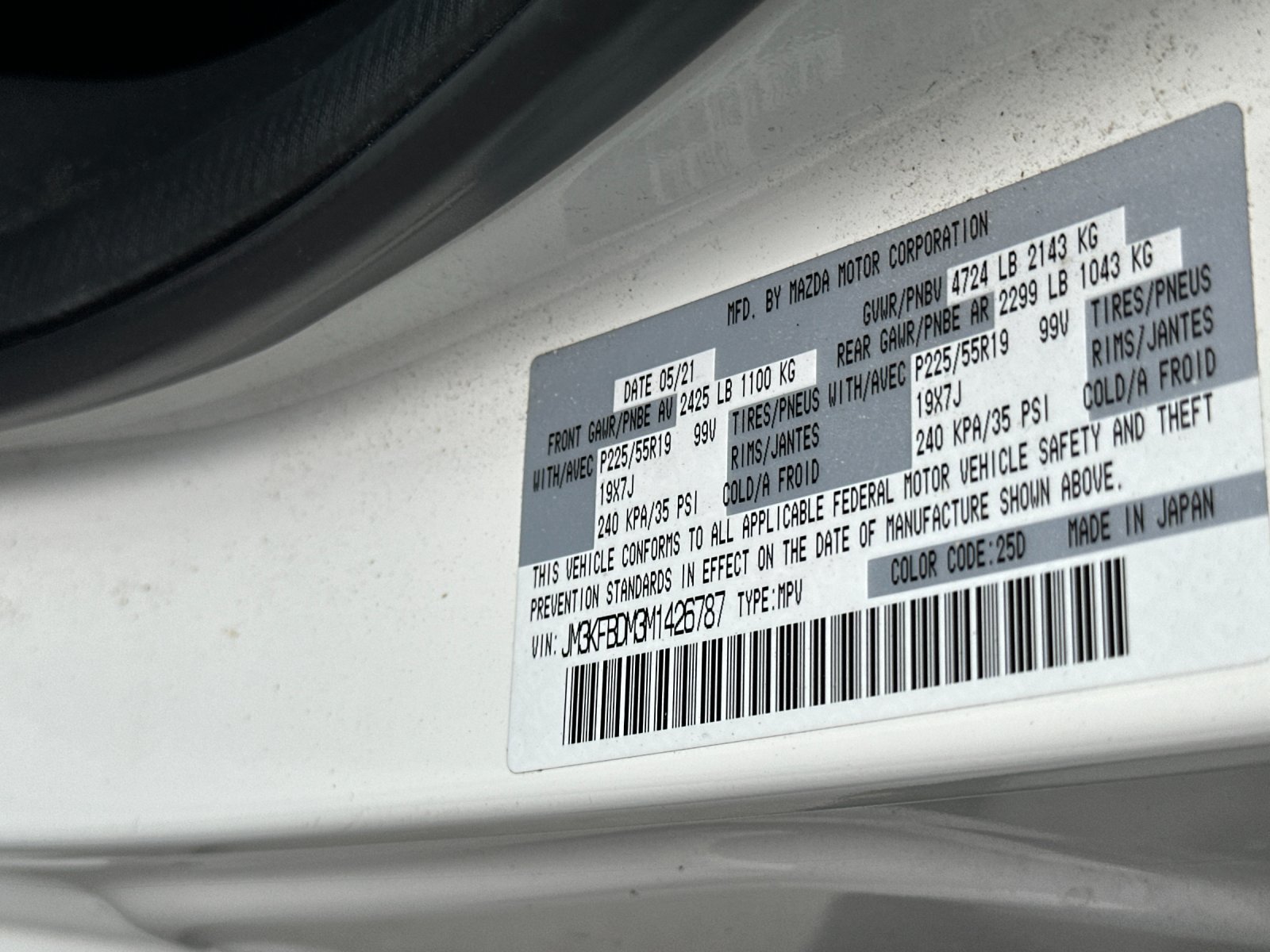 Used 2021 MAZDA CX-5 Grand Touring AWD/4WD image 25